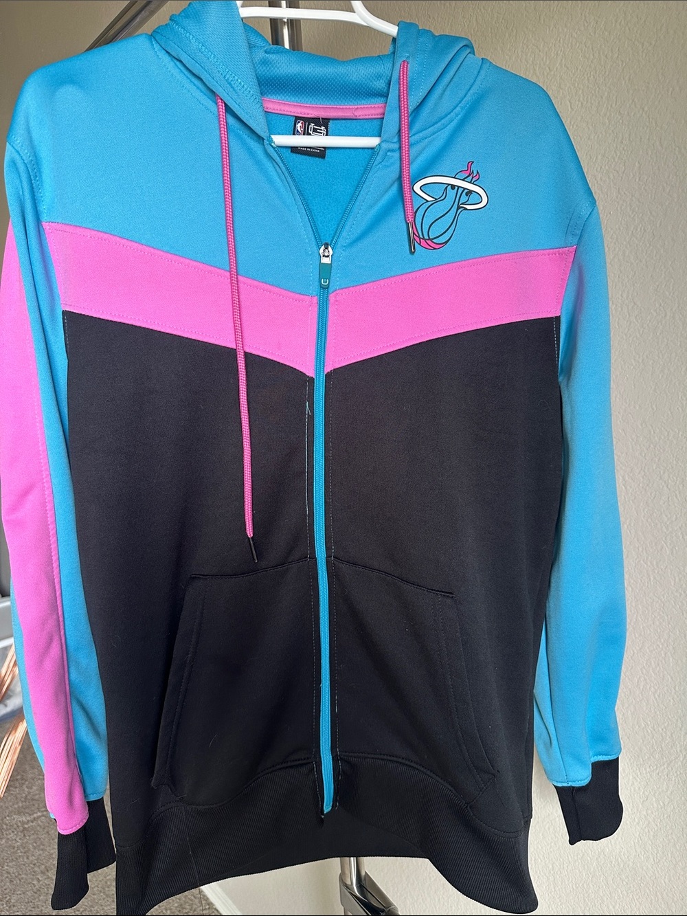 Miami Heat Basketball Miami Vice Full
Zip Hoodie Jacket S